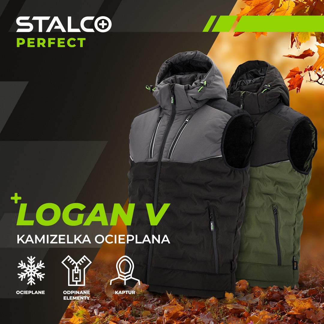 BEZRĘKAWNIK KAMIZELKA MĘSKA  LOGAN CZARNA XL 79418