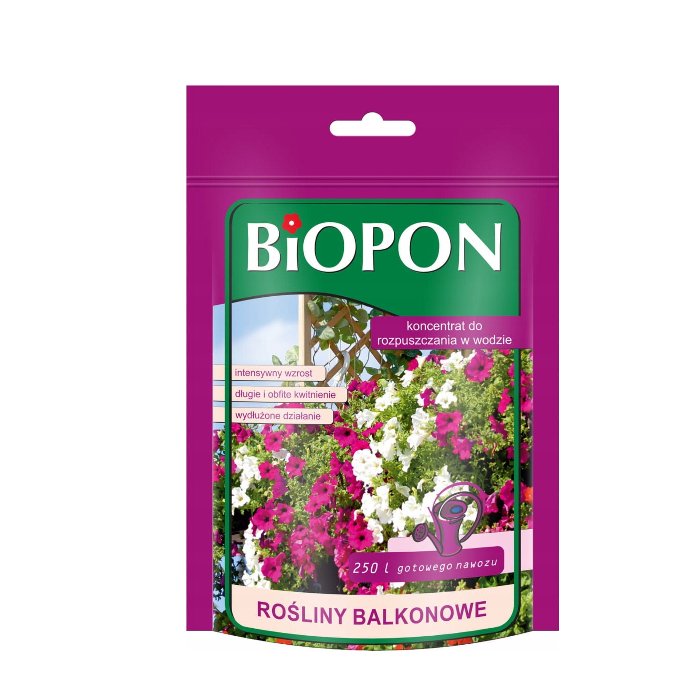 NAWÓZ DO ROŚLIN BALKONOWYCH ROZPUSZCZALNY 250ML Biopon