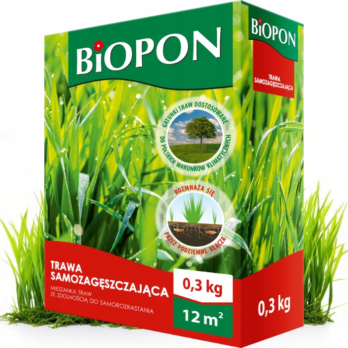 NASIONA TRAWA SAMOZAGĘSZCZAJĄCA  0,3 kg Biopon