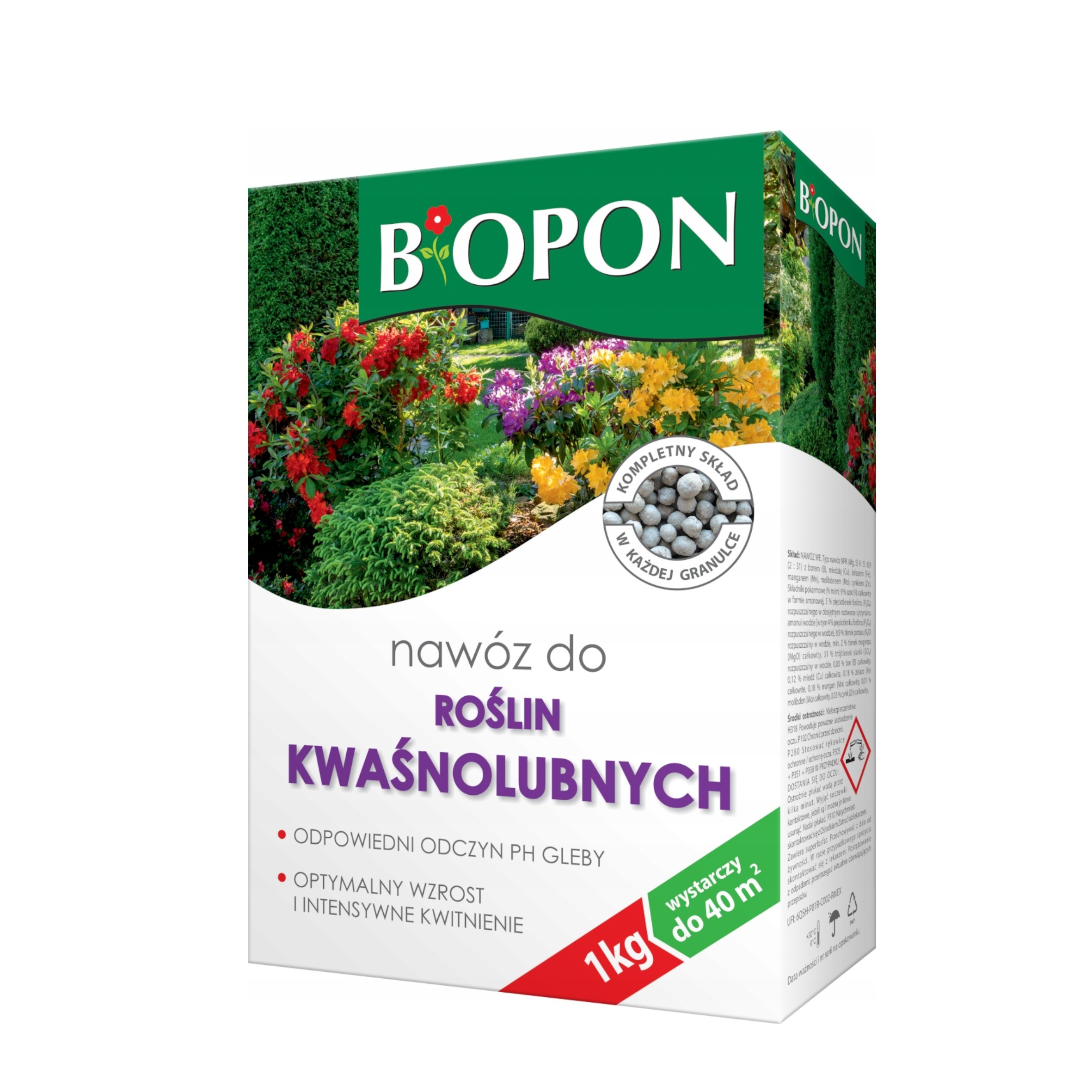 NAWÓZ DO ROŚLIN KWAŚNOLUBNYCH 1KG Biopon