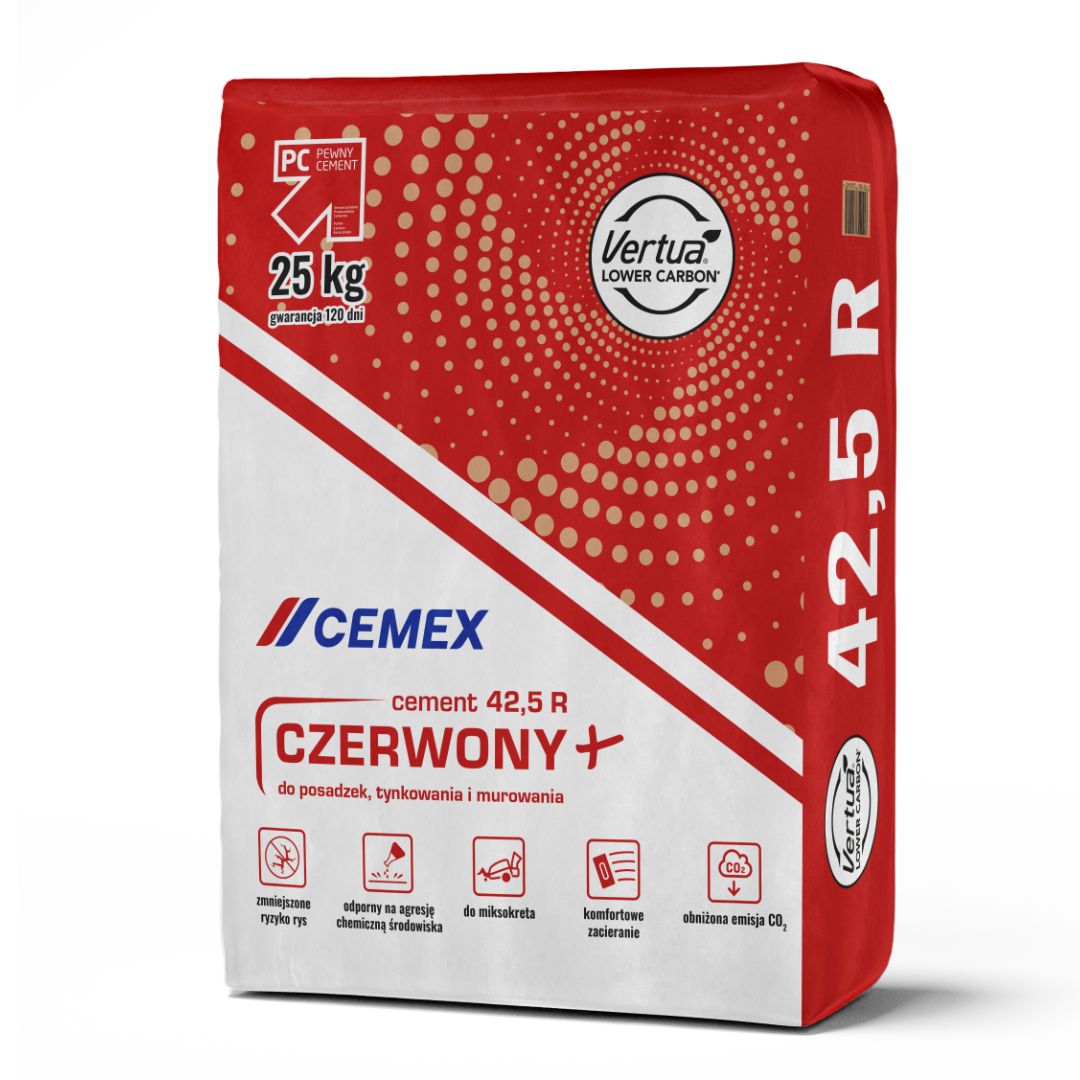 CEMENT PORTLANDZKI CEM II 32,5R CZERWONY PLUS Cemex