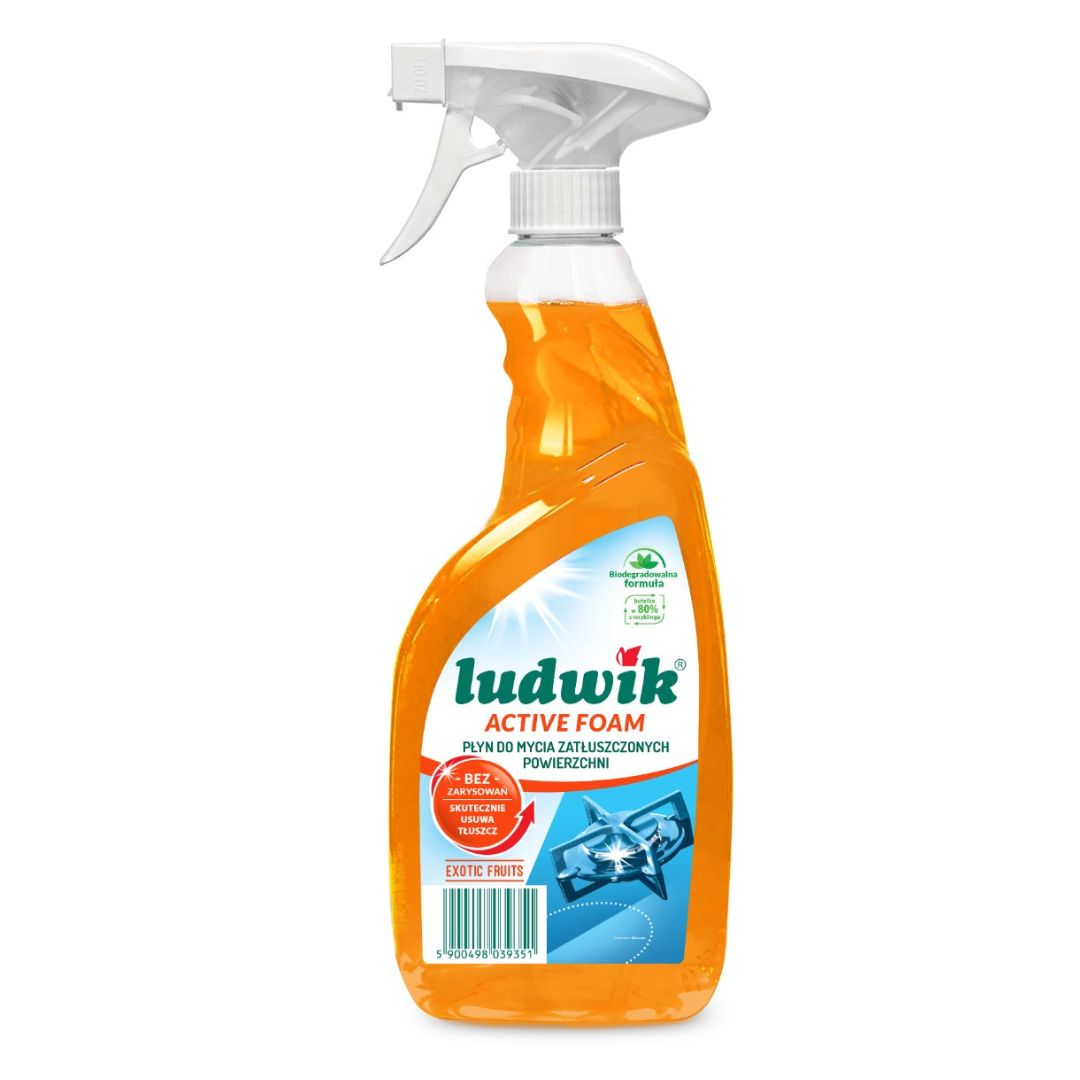 PŁYN DO ZATŁUSZCZONYCH POWIERZCHNI 600ML LUDWIK