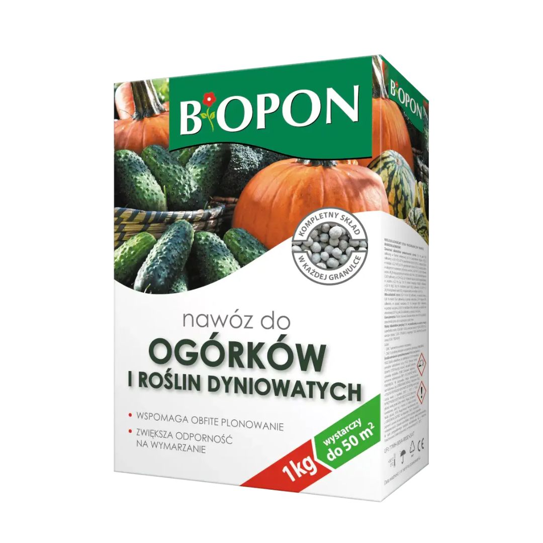 NAWÓZ DO OGÓRKÓW I ROŚLIN DYNIOWATYCH 1KG Biopon