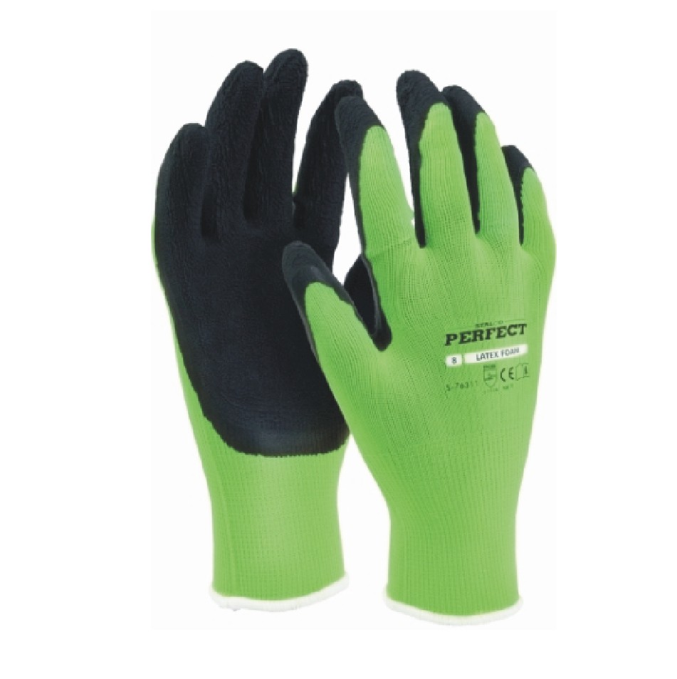 RĘKAWICE POLIESTR S-LATEX FOAM 8 76311